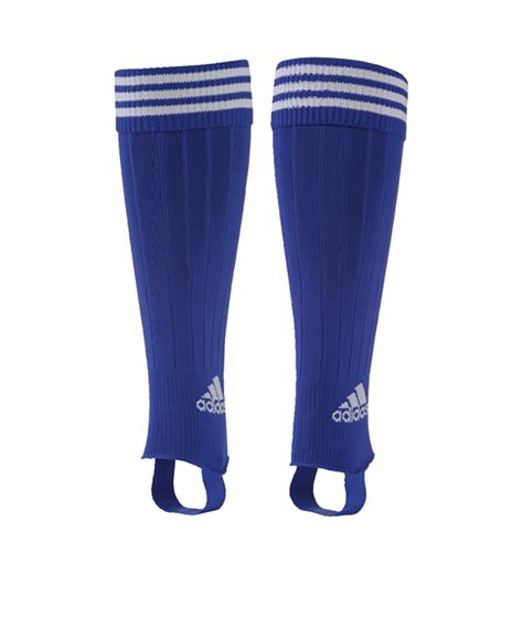 adidas 3-streifen stegstutzen weiss blau